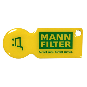 Keychain with trolley key