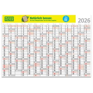 2026 14 Month Wall Planner
